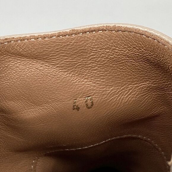 Aquazzura Saint Honore Leather Combat Booties size 40 - Picture 10 of 15